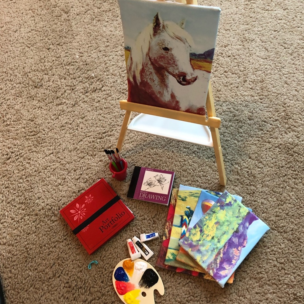 American Girl: Saige’s Painting Set (includes box)